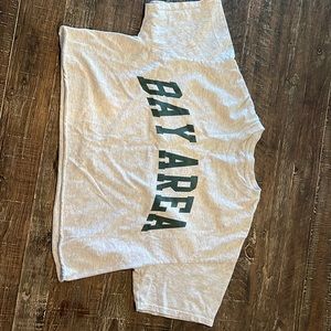 John Galt cropped tee. One size